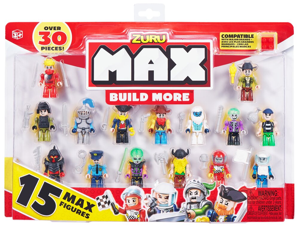 Max Build More Figur-pakke 15 stk.