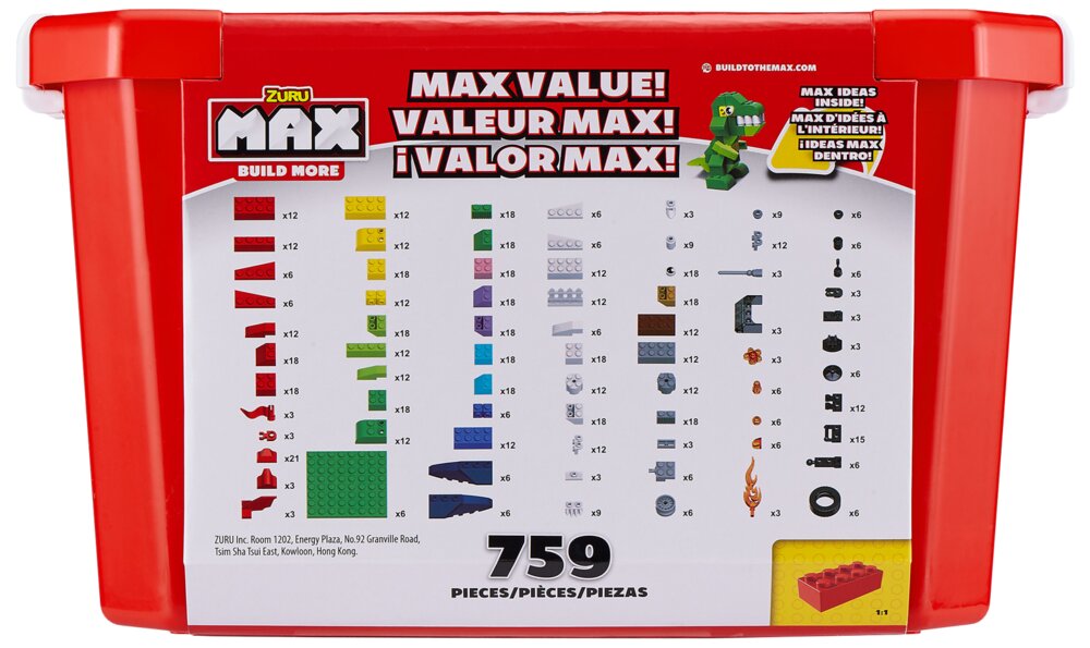 Max Build More - Value-pack 759 klodser