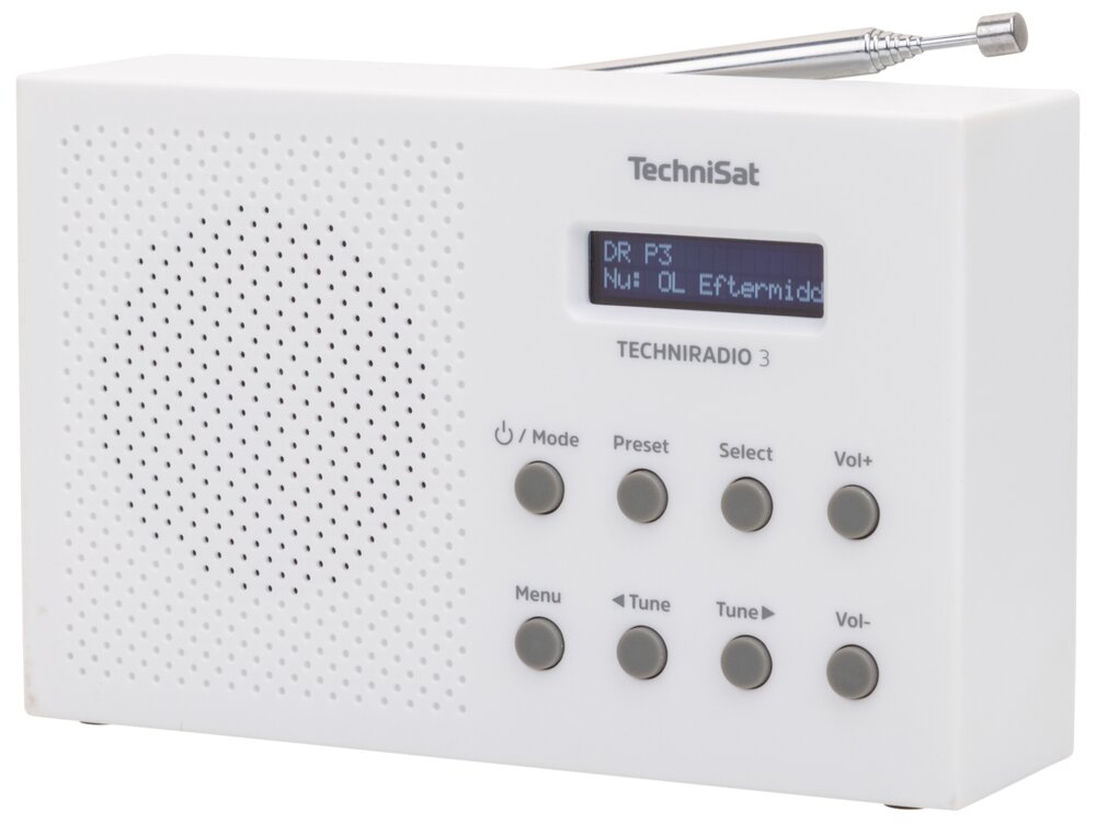 Technisat -  3 DAB+ radio - hvid