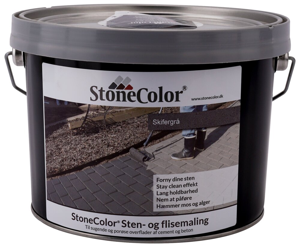 StoneColor - Flisemaling 2,5 L - Skifergrå
