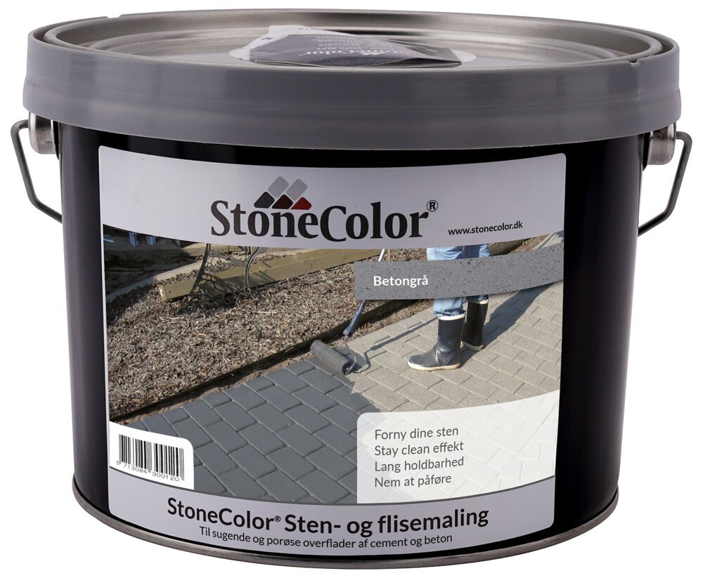 StoneColor - Flisemaling 2,5 L - Betongrå