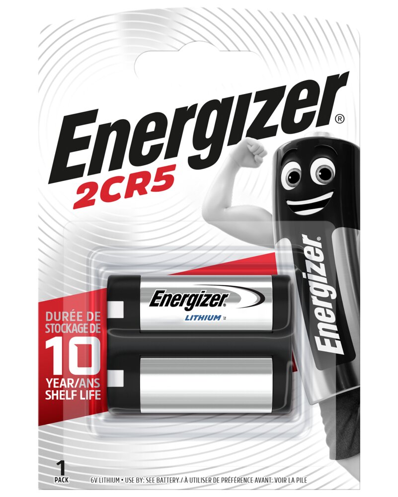 Lang erstatte Ampere Energizer Lithium batteri - 2CR5