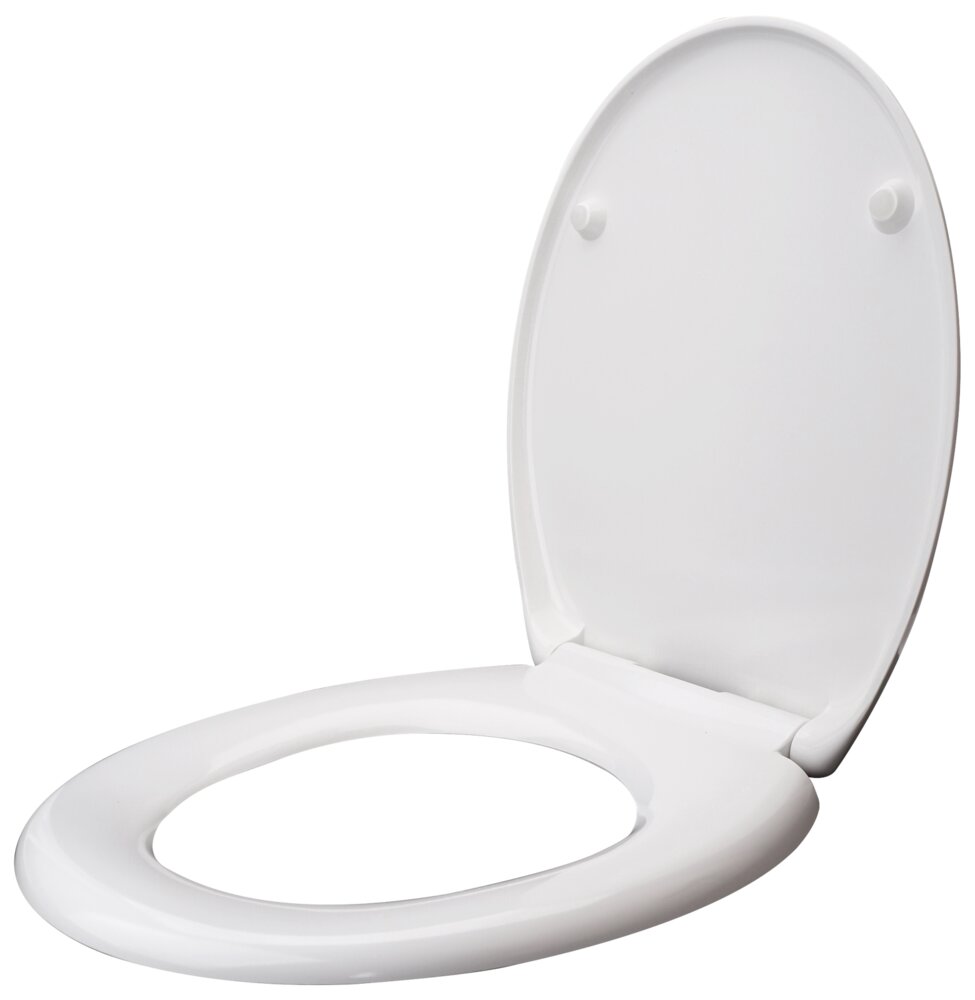 CARLSBAD - Toiletsæde uni med quick-release - hvid