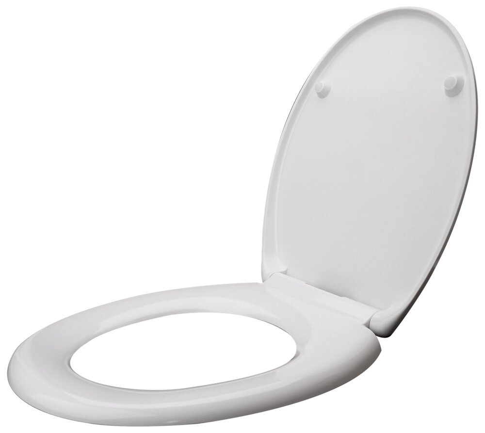 CARLSBAD Toiletsæde uni med quick-release - hvid