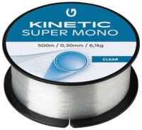 Kinetic Super Mono Fiskeline 500 m 0,30 mm - klar