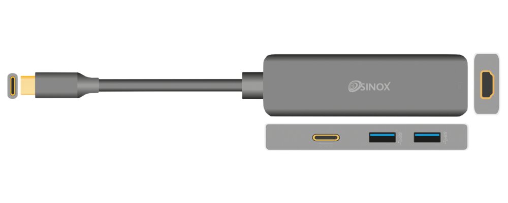 SINOX - USB-C Hub HDMI/USB-A