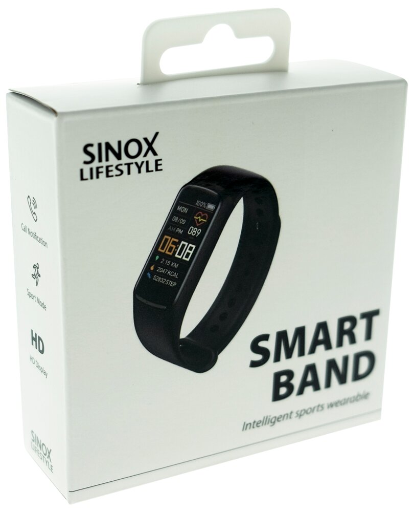 SINOX Fitnessarmbånd Android/iOS - sort