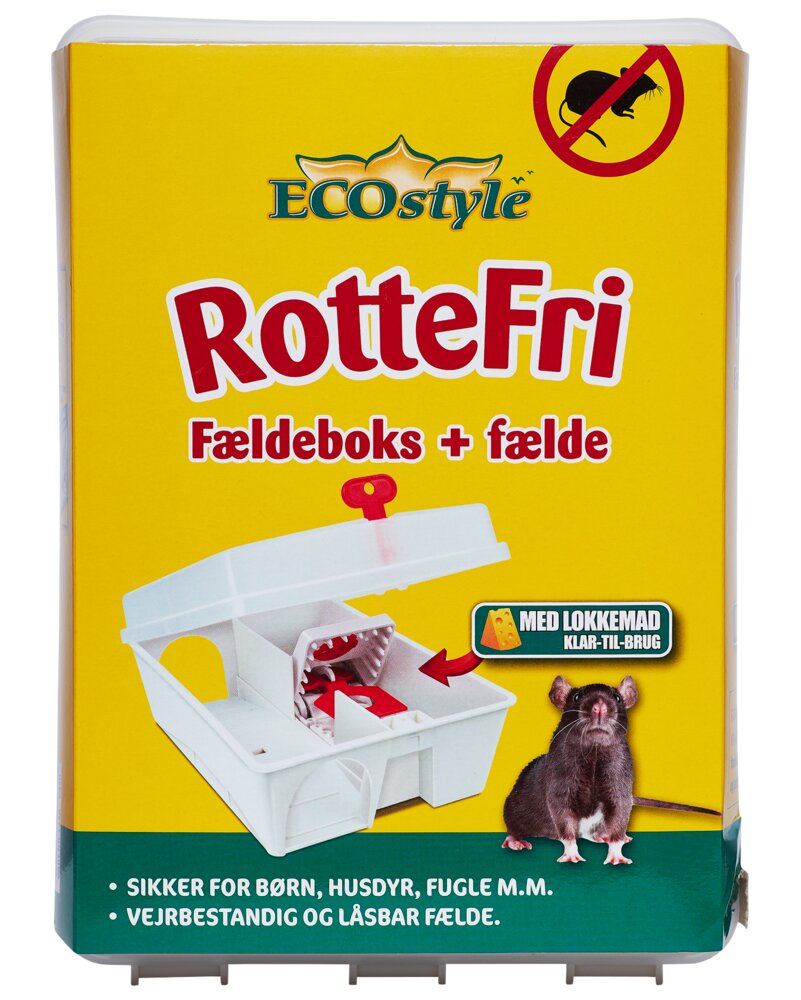 ECOstyle RotteFri - Fældeboks med fælde