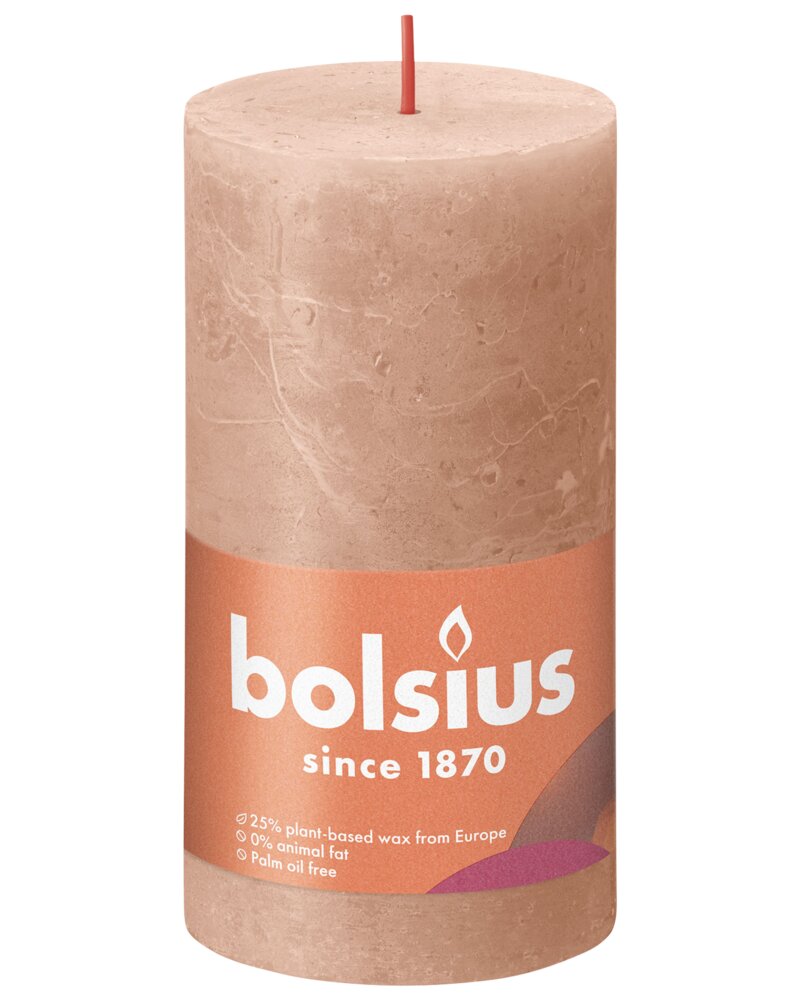 bolsius - Bloklys shine - Creamy caramel
