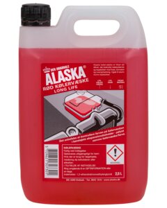 Alaska Kølervæske rød 2,5 L