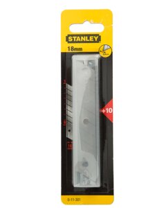Stanley bræk-af knivblad 18 mm 10-pak