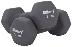 Kilberry Håndvægt 3 kg 2-pak - grå