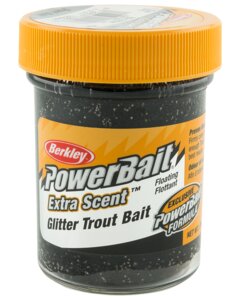 BERKLEY PowerBait - Sort Glitter