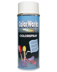 ColorWorks Spraymaling - hvid mat
