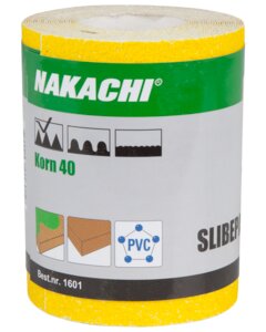 Nakachi Slibepapir 115 mm x 5 m K40