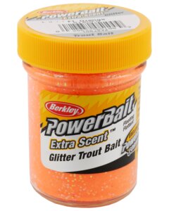 BERKLEY PowerBait - Fluorescent Orange Glitter