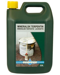 Droppen lacknafta/mineralisk terpentin 2,5 L