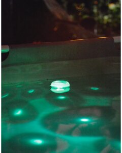 LED-lampe til spa og pool Ø8 cm