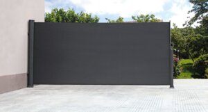 Sidesejl sort H. 140 cm