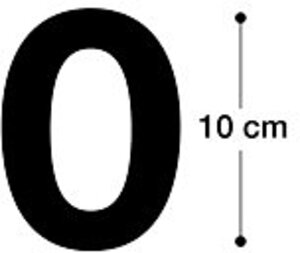 Adano Folietal 0 - sort 10 cm