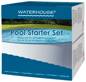 Waterhouse Startpakke med klor til pool