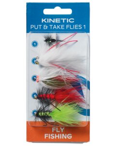 Kinetic Put & Take flies 1 5-pak