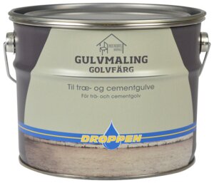 Droppen Gulvmaling PU 2,5 L - grå