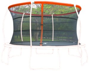Måtte+net til saga trampolin
