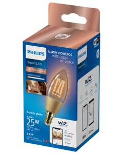 PHILIPS Smart LED-pære 4,9W E14 C35 - WarmToCool