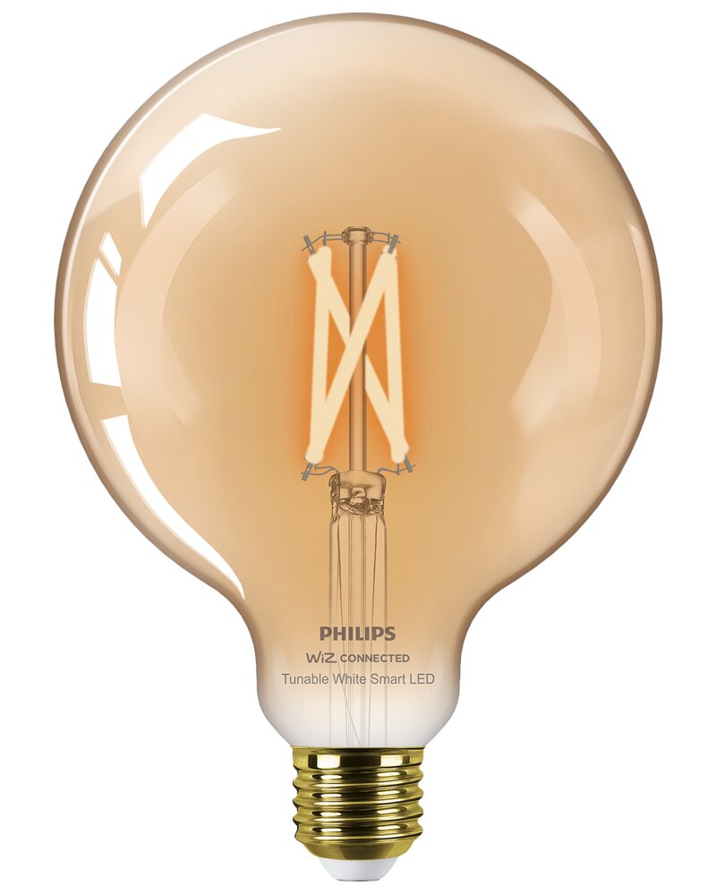 Philips Smart - LED-pære 7W E27 G125 - WarmToCool