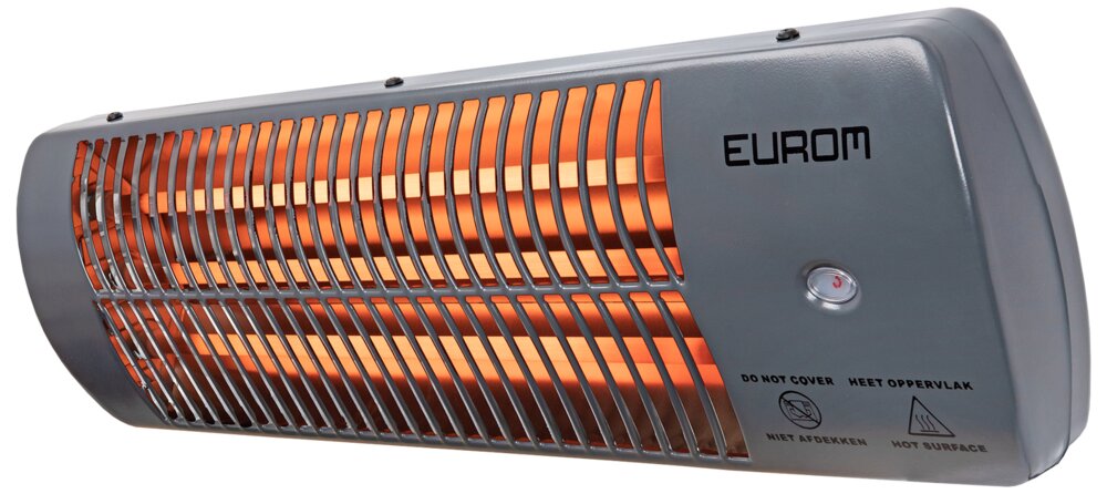 EUROM - Terrassevarmer vægmodel Q-Time 1500