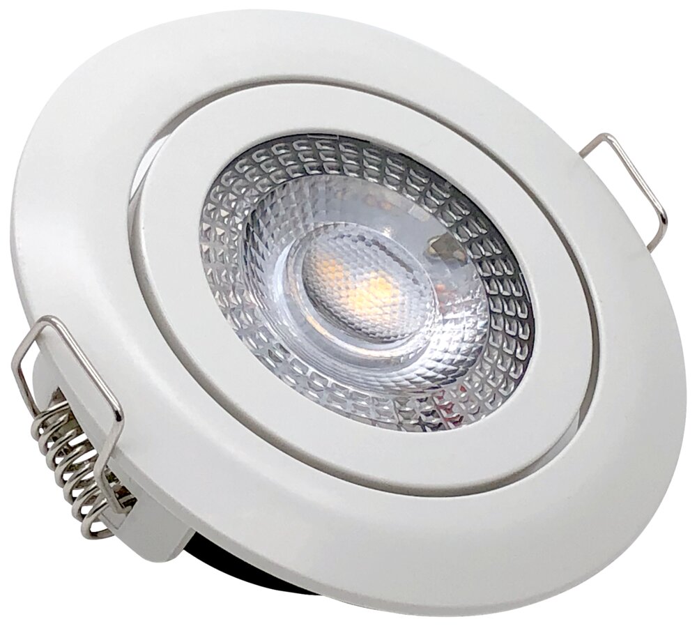 Bright Design Indbygningsspot 5W LED 3-trin - Hvid