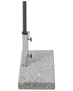 Parasolfod Grå granit 20 kg