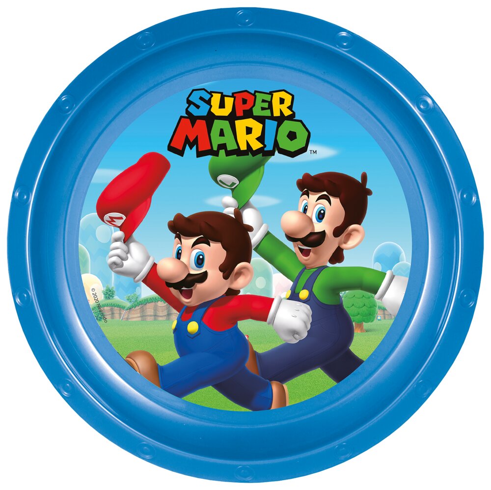 Tallerken Super Mario - Ø. 21,5 cm