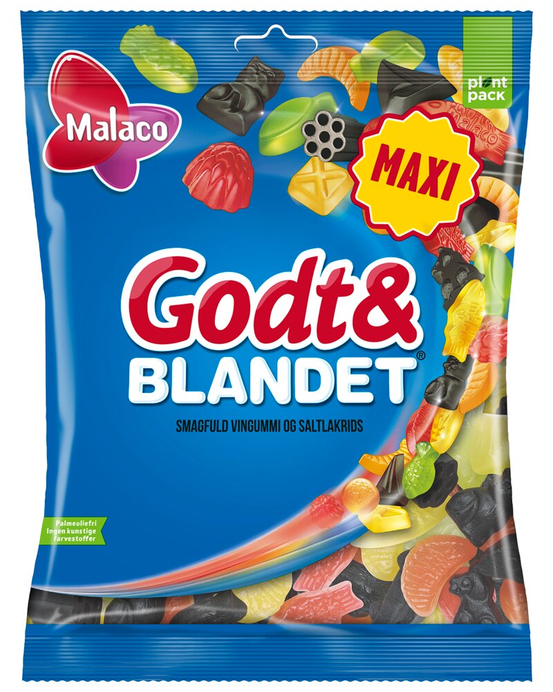 Malaco - Godt & Blandet - 340 g
