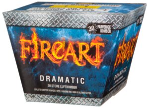 FireArt Dramatic vinkelbatteri 30 skud