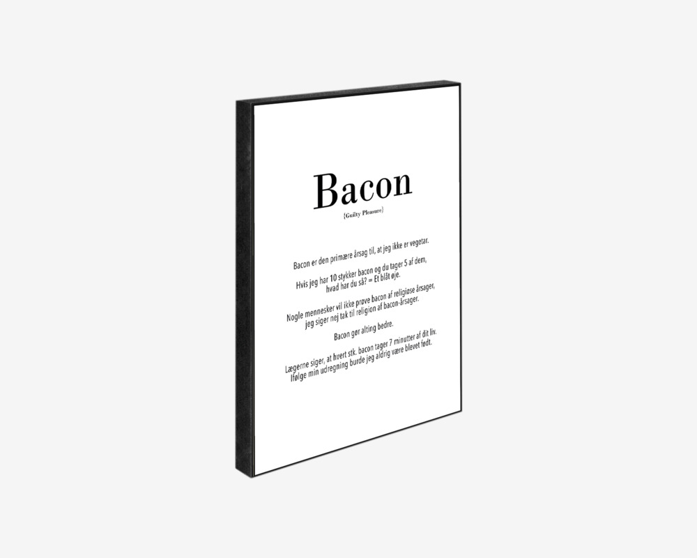 Klods Bacon 15x21 cm