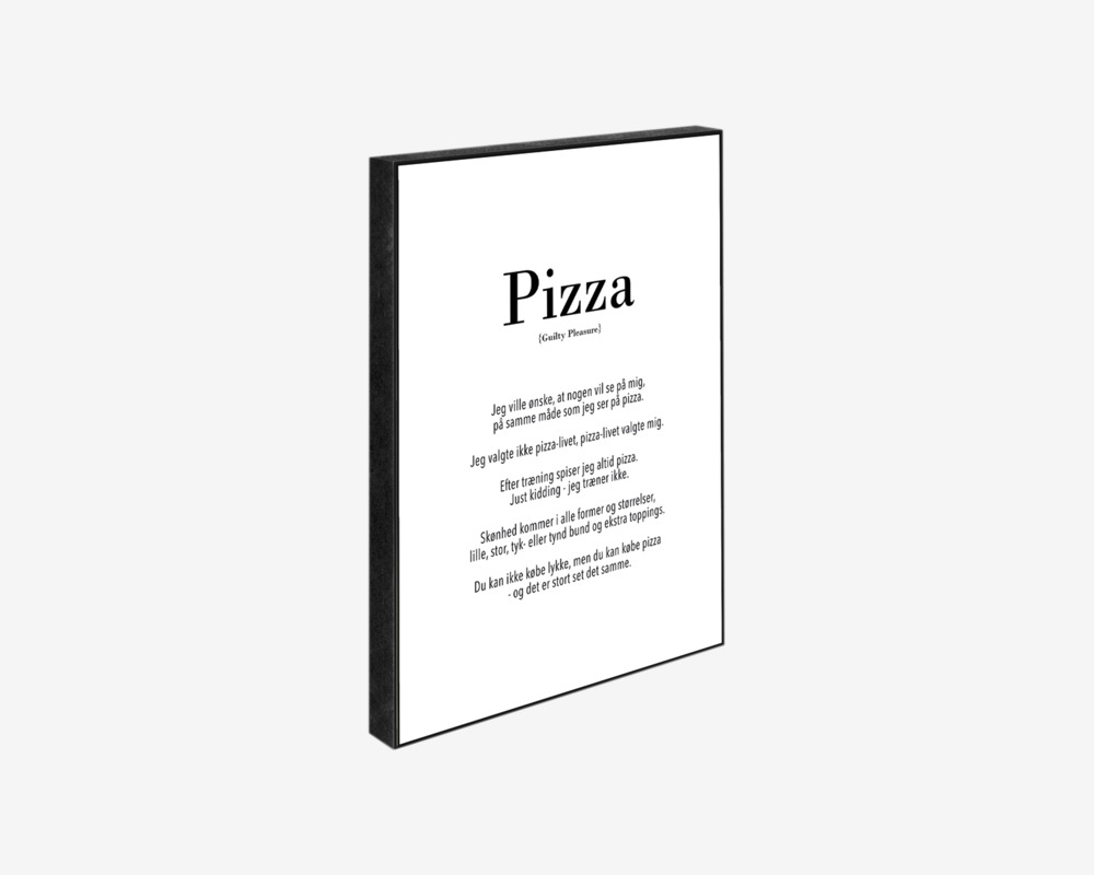 Klods Pizza 15x21 cm