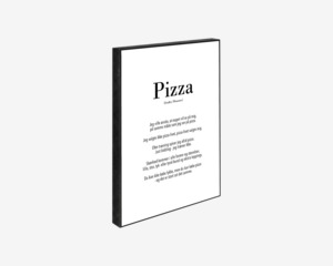 Klods Pizza 15x21 cm