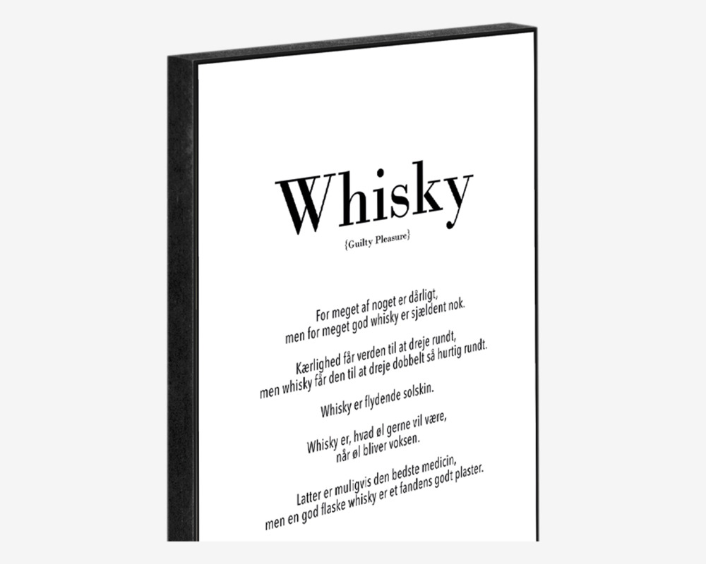 Klods Whisky 15x21 cm