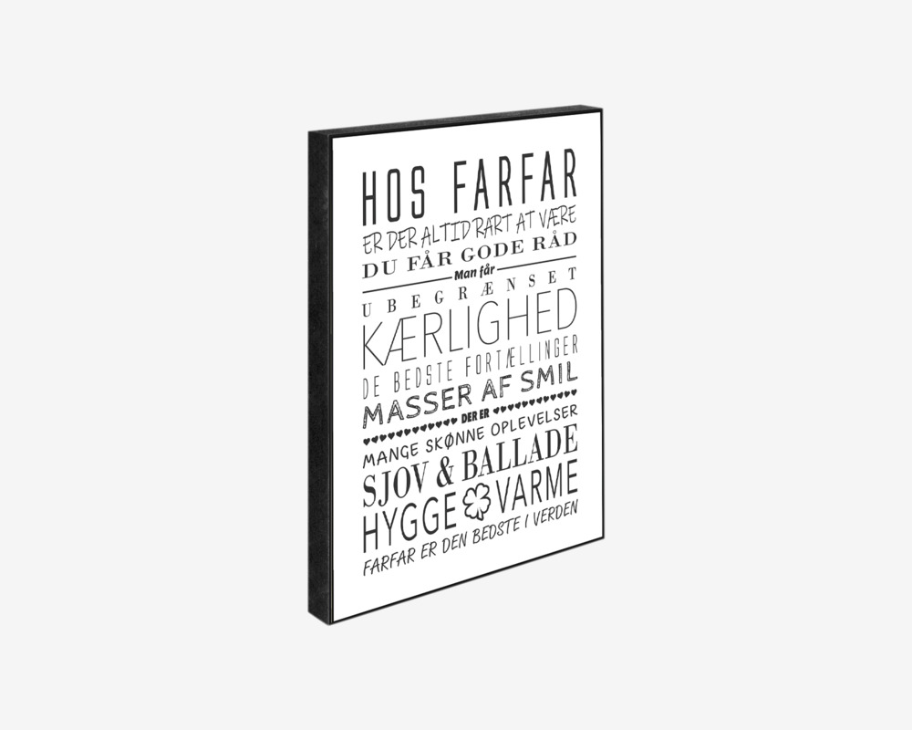 Klods Hos Farfar 15x21 cm