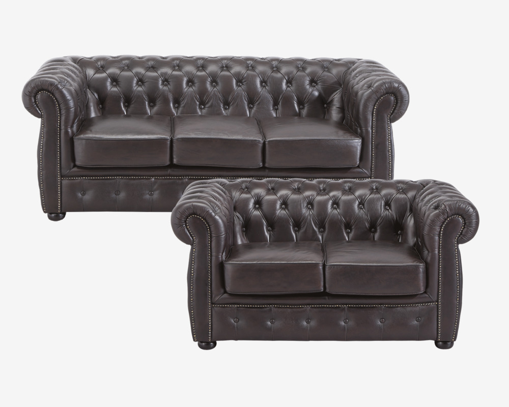 Sofasæt 3+2 Pers. Chesterfield