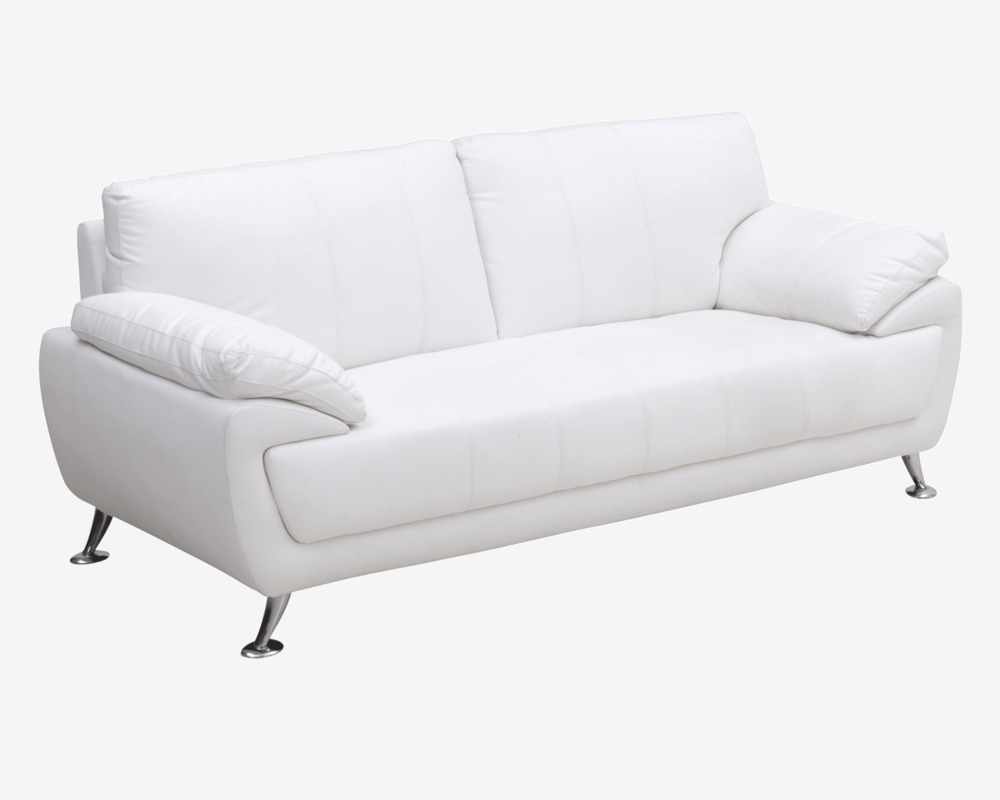 Sofa 3 Pers. Hvid Bonded/Pu
