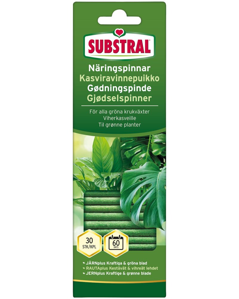 Substral - Gødningspinde - Plante 30-pak