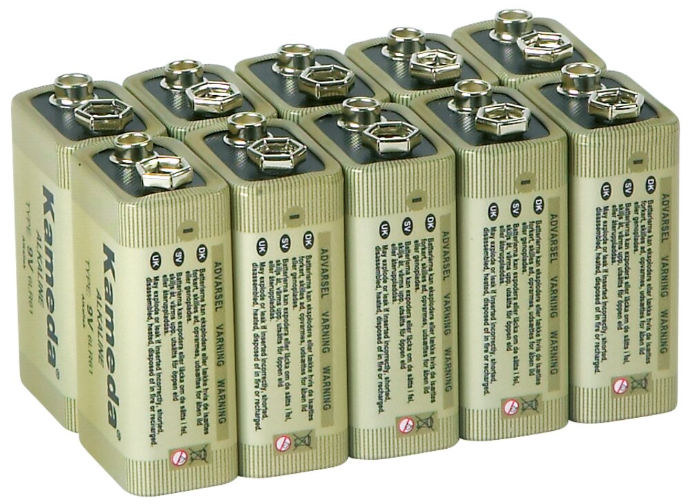 Alkaline batteri - 9 V