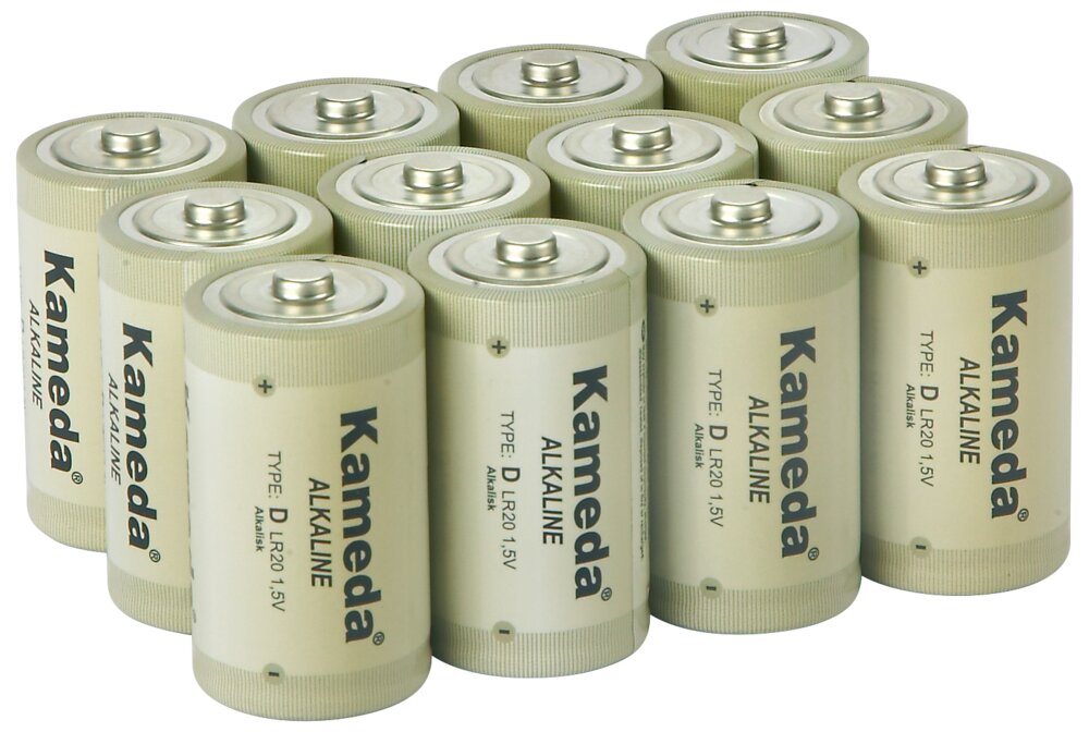 Kameda Alkaline batteri  - D 12-pak