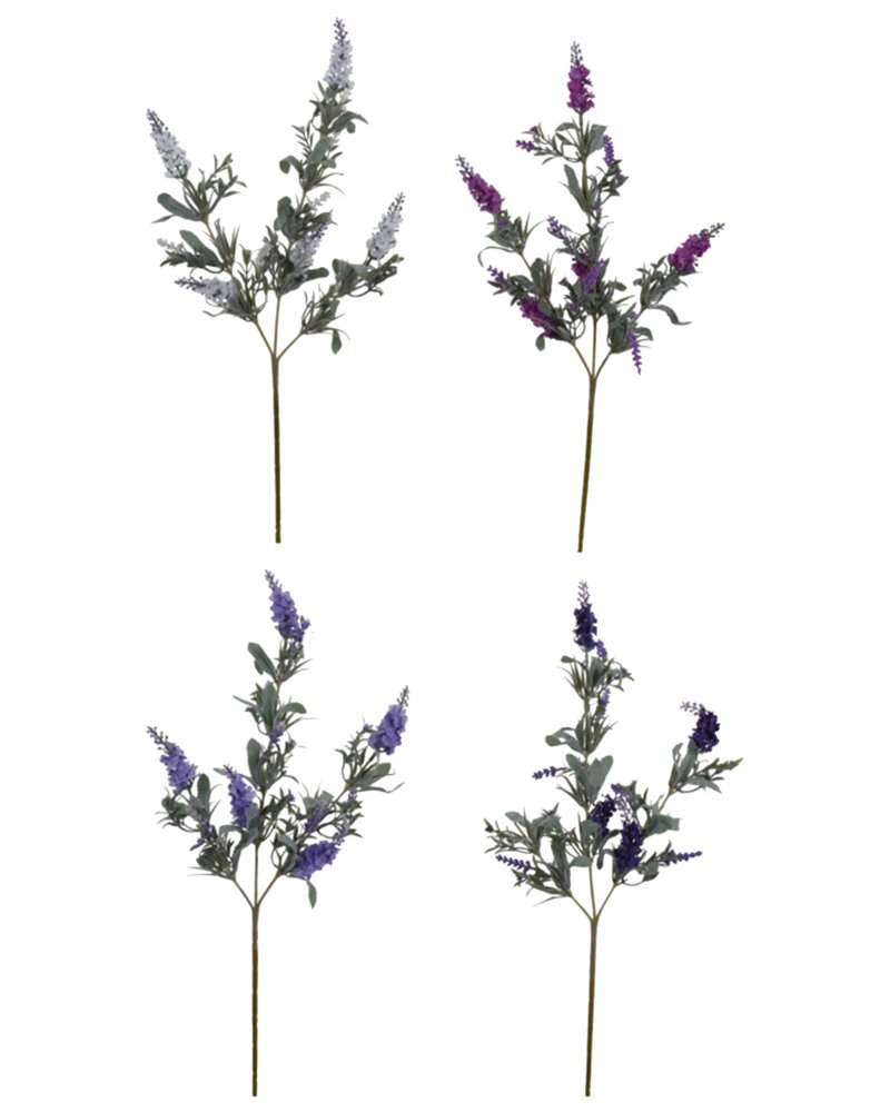 Lavendelblomst H. 68 cm -assorterede farve 