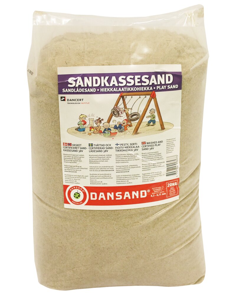 Nordic Play - Sandkasse med bænk og låg