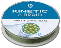 Kinetic 8 Braid 150 m 0,30 mm/23,8 kg - Dusty Green