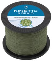 Kinetic 8 Braid 1200 m 0,35 mm/31,5 kg - Dusty Green